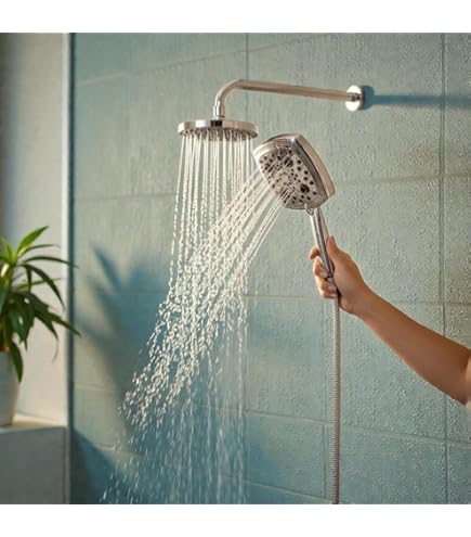 Oxygenics Marvel Brushed Nickel 6-Spray Handheld Shower - Amazon.com